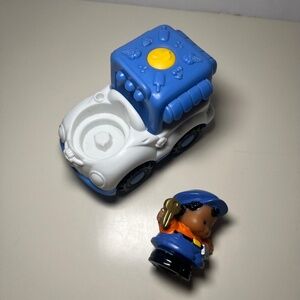 Vtg Fisher Price Little People Ice Cream Truck With Figure Not Tested